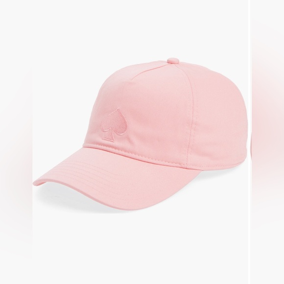 Kate Spade Baseball Cap in Grapefruit Soda (Pink) - Picture 1 of 8